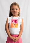 Blusa S/M Flores Blanco Niña Mayoral M3023 MAYORAL