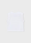 Blusa S/M Flores Blanco Niña Mayoral M3023 MAYORAL