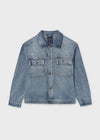 Chamarra De Mezclilla Ligera Denim Claro Junior  Mayoral M6415 MAYORAL