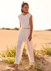 Conjunto Pantalon  Strass Beige Junior Niña Mayoral M6558 MAYORAL