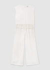 Conjunto Pantalon  Strass Beige Junior Niña Mayoral M6558 MAYORAL