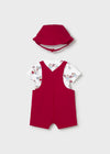 Conjunto Overol Y Gorro Punto Rojo Bebe Niño Mayoral M1624 MAYORAL
