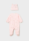 Mameluco Con Gorro Rosa Baby Mayoral M1706 MAYORAL