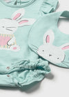 Conjunto Pañalero Y Babero Anis Bebe Niña Mayoral M1710 MAYORAL