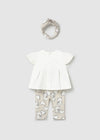 Conjunto Leggings Beige Bebe Niña Mayoral M1735 MAYORAL