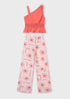 Conjunto Pantalon Estampad Coral Junior Niña Mayoral M6561 MAYORAL