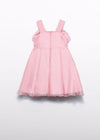 Vestido Flor Organza Rosa Niña Abelylula M5049 ABEL Y LULA