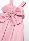 Vestido Flor Organza Rosa Niña Abelylula M5049 ABEL Y LULA