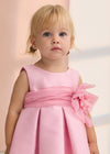 Vestido Mikado Rosa Bebe Niña Abelylula M5010 ABEL Y LULA
