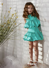 Conjunto Falda Tafetan Jade Niña Abelylula M5060 ABEL Y LULA