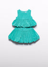 Conjunto Falda Tafetan Jade Niña Abelylula M5060 ABEL Y LULA