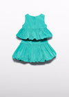 Conjunto Falda Tafetan Jade Niña Abelylula M5060 ABEL Y LULA