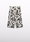 Pantalon Culotte Estampado Negro Abelylula M5280 ABEL Y LULA