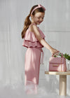 Conjunto Pantalon Crepe Rosa Niña Abelylula M5283 ABEL Y LULA