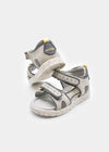 Huarache Deportivo Velcros Gris Para Niño M41779 MAYORAL