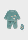Pants Osito Con Calcetines Recien Nacido Jade Mayoral M2669 MAYORAL