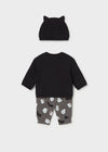 Conjunto Halloween Fantasia Negro Recien Nacido Mayoral M2684 MAYORAL