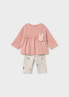 Conjunto Leggings 4 Piezas Nude Recien Nacida Niña Mayoral M2758 MAYORAL