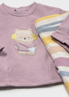 Conjunto Leggings 4 Piezas Lila Recien Nacida Niña Mayoral M2759 MAYORAL