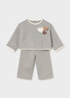 Conjunto Pantalon Y Sueter Gris Bebe Niña Mayoral M2558 MAYORAL