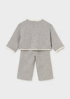 Conjunto Pantalon Y Sueter Gris Bebe Niña Mayoral M2558 MAYORAL