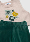 Conjunto 3 Piezas Chaleco Tejido Nenufar Bebe Niña Mayoral M2559 MAYORAL