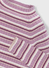 Blusa Cuello Alto Tejido Violeta Niña Mayoral M4026 MAYORAL
