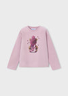 Conjunto Blusa M/L Con Leggins Lila Para Niña Mayoral M4027 MAYORAL