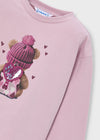 Conjunto Blusa M/L Con Leggins Lila Para Niña Mayoral M4027 MAYORAL