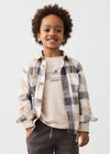 Sobrecamisa Cuadros Gris Niño Mayoral M4142 MAYORAL
