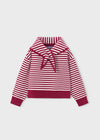 Sueter Con Pañuelo Rayas Cherry Niña Mayoral M4316 MAYORAL