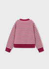 Sueter Con Pañuelo Rayas Cherry Niña Mayoral M4316 MAYORAL