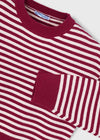 Sueter Con Pañuelo Rayas Cherry Niña Mayoral M4316 MAYORAL