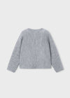 Conjunto Sueter Con Falda Tejido Perlas Gris Para Niña Mayoral M4322 MAYORAL