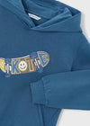 Sudadera Print Relieve Azul Niño Mayoral M4455 MAYORAL