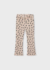 Leggings Rayas Flare Beige Niña Mayoral M4728 MAYORAL