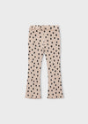 Leggings Rayas Flare Beige Niña Mayoral M4728 MAYORAL