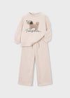 Conjunto Pants Aplique Perro Crema Niña Mayoral M4801 MAYORAL