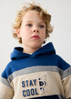 Conjunto Pants Sudadera Gorro Con 2 Pantalones Azul Para Niño Mayoral M4809 MAYORAL