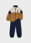 Conjunto Pants Con Sudadera Sin Gorro Camel Niño Mayoral M4811 MAYORAL