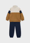 Conjunto Pants Con Sudadera Sin Gorro Camel Niño Mayoral M4811 MAYORAL