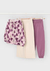 Conjunto Pants 2 Pantalones Violeta Niña Mayoral M4813 MAYORAL