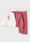 Conjunto Pants 3 Piezas Rosaceo Niña Mayoral M4815 MAYORAL