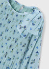 Vestido Plisado Estampado Anis Niña Mayoral M4915 MAYORAL