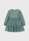 Vestido Tul Fantasia Laurel Niña Mayoral M4924 MAYORAL