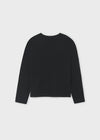 Playera M/L Mini Print Negro Junior Niño Mayoral  M7048 MAYORAL