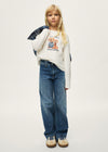 Pantalon Mezclilla Wide Leg Junior Niña Mayoral M7503 MAYORAL