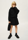 Conjunto Falda Y Sudadera Remaches Fantasia Negro Junior Niña Mayoral M7943 MAYORAL