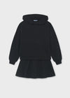 Conjunto Falda Y Sudadera Remaches Fantasia Negro Junior Niña Mayoral M7943 MAYORAL