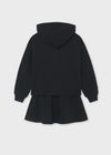 Conjunto Falda Y Sudadera Remaches Fantasia Negro Junior Niña Mayoral M7943 MAYORAL